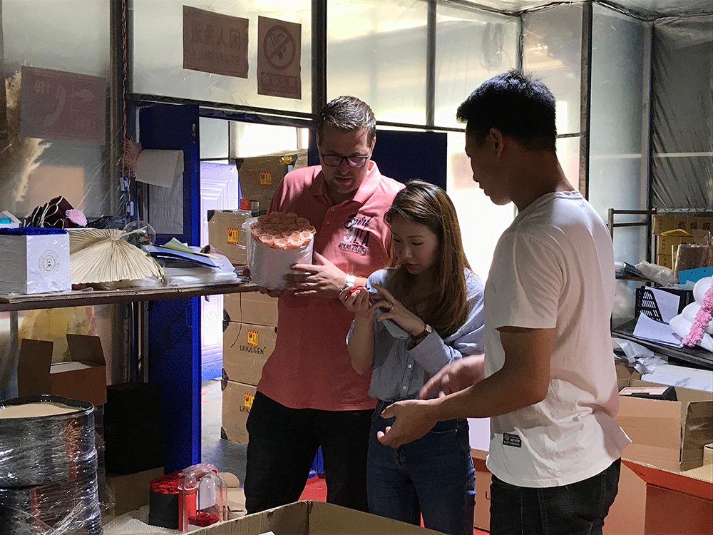 Partner case study 2 with UKIQUEEN preserved flowers