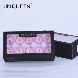 3-4cm preserved austin roses light pink 10pcs box, for floral designs