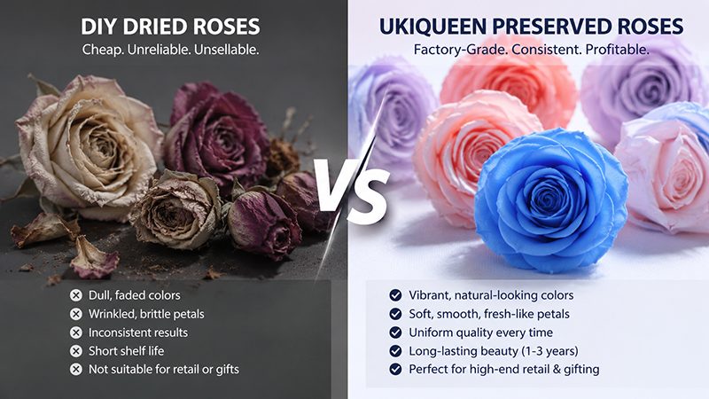 Organic Roses Vs Roses How to Preserve Roses: Methods Compared